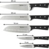Набір ножів 5 пр. в деревяній колоді TEFAL Ice Force K232S574