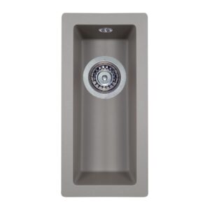  7 - Мийка кухонна гранітна Perfelli ESTO PGE 101-22 GREY METALLIC