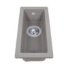 Мийка кухонна гранітна Perfelli ESTO PGE 101-22 GREY METALLIC