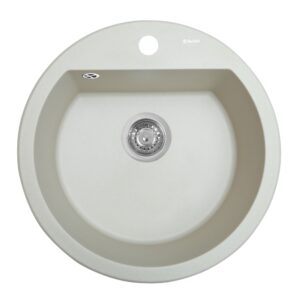  9 - Мийка кухонна гранітна Perfelli SONNO RGS 105-51 LIGHT BEIGE