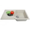Мийка кухонна гранітна Perfelli FELICINETTO PGF 114-78 LIGHT BEIGE