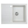 Мийка кухонна гранітна Perfelli SILVE PGS 134-64 WHITE
