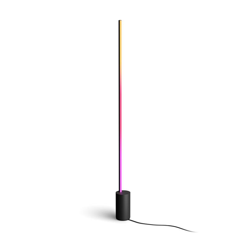  7 - Торшер розумний Philips Hue Signe, 2000K-6500K, RGB, Gradient, ZigBee, димування, 145см, чорний 915005987201