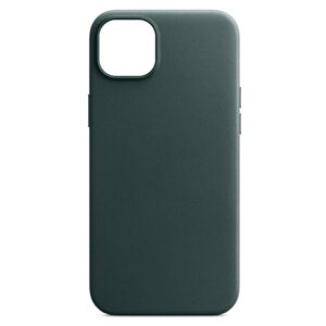  3 - Чохол-накладка Armorstandart Fake Leather для Apple iPhone 14 Plus Shirt Green (ARM64396)