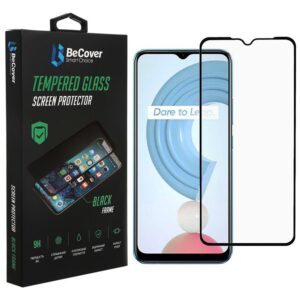  4 - Захисне скло BeCover для Realme C21Y Black (706904)
