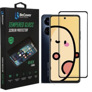  4 - Захисне скло BeCover для Tecno Camon 19 Neo (CH6i) Black (708168)