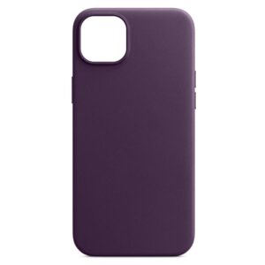  7 - Чохол-накладка Armorstandart Fake Leather для Apple iPhone 14 Plus Dark Cherry (ARM64395)