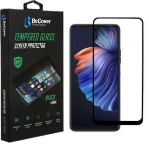  3 - Захисне скло BeCover для Tecno Pova 3 (LF7n) Black (708163)