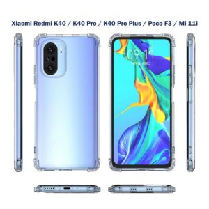  4 - Чохол-накладка BeCover Anti-Shock для Xiaomi Redmi K40/K40 Pro/K40 Pro Plus/Poco F3/Mi 11i Clear (706974)
