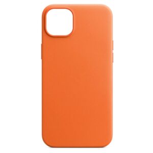  1 - Чохол-накладка Armorstandart Fake Leather для Apple iPhone 14 Plus Golden Brown (ARM64459)