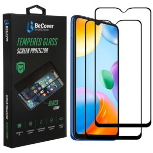  6 - Захисне скло BeCover для Xiaomi Redmi 10C/12C Black (707451)