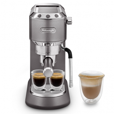  2 - Ріжкова кавоварка еспресо DeLonghi EC 885 GY